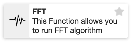 XMPro Fast Fourier Transformation