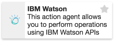 IBM Watson Action Agent XMPro